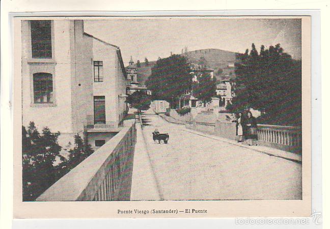 Postales: PUENTE VIESGO (SANTANDER).- EL PUENTE - Foto 1