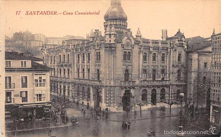 Postales: SANTANDER.- CASA CONSISTORIAL - Foto 1