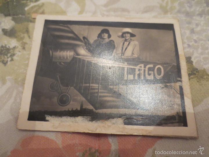 Postales: avion se&ntilde;oritas  lago  santander - Foto 1
