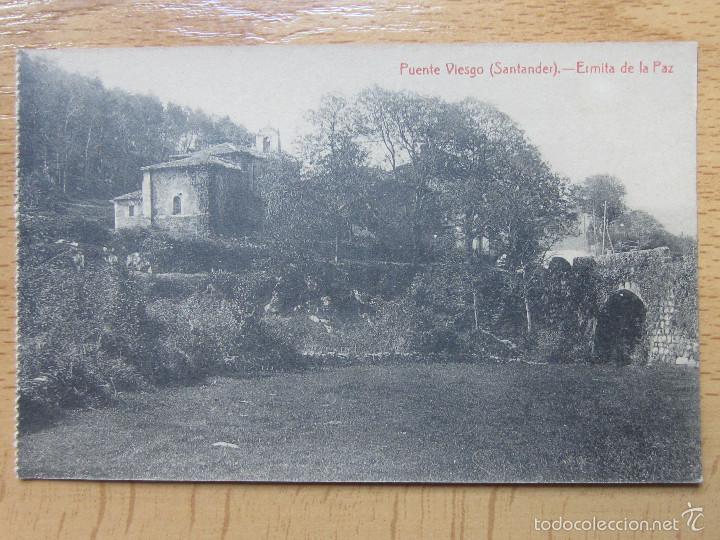 Postales: SANTANDER. PUENTE VIESGO. ERMITA DE LA PAZ. - Foto 1