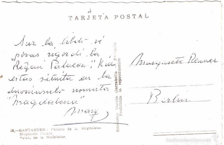 Postales: SANTANDER PALACIO DE LA MAGDALENA - Foto 2