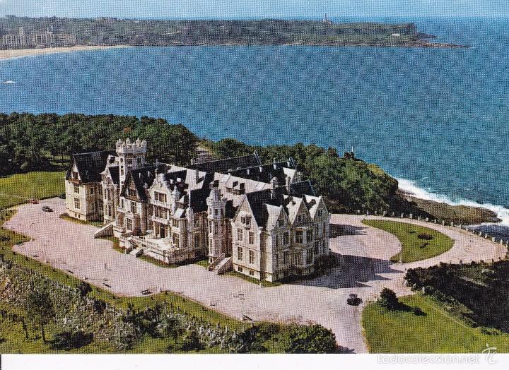 Postales: Santander palacio de la magdalena (escrita) - Foto 1