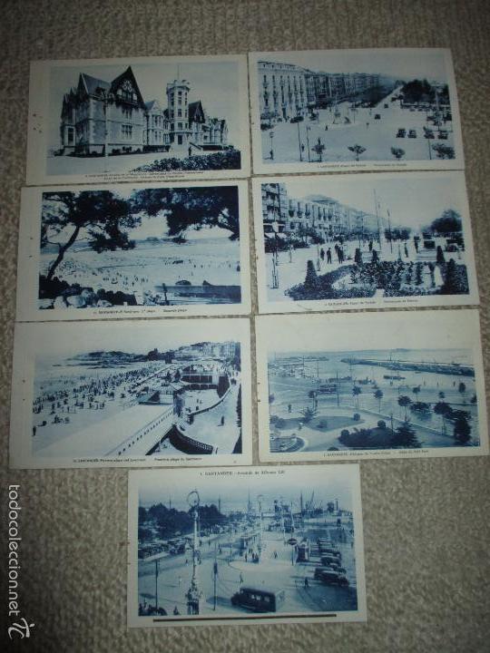 Postales: Santander, lote de 7 postales antiguas - Foto 1