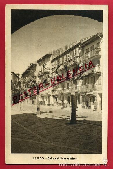 Postales: POSTAL LAREDO, CANTABRIA, CALLE DEL GENERALISIMO,   P83169 - Foto 1