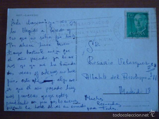Postales: POSTAL DE LAREDO (CANTABRIA). ESCRITA. - Foto 2
