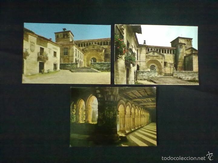 Postales: TRES POSTALES SANTILLANA DEL MAR - Foto 1