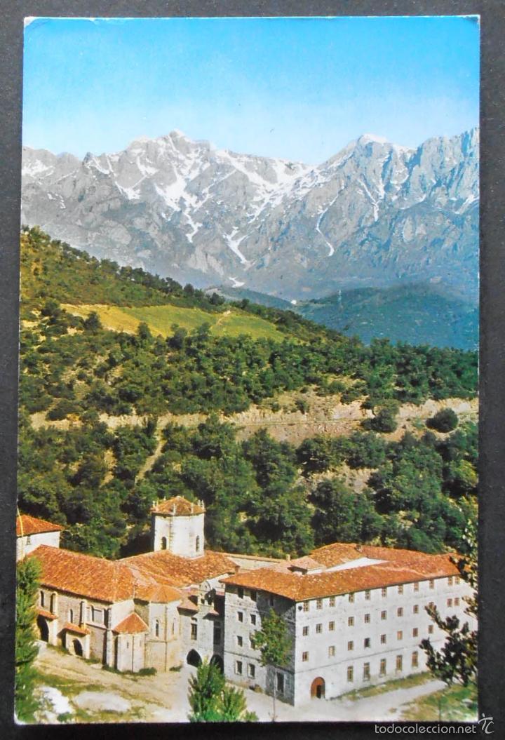 Postkarten: (43182)POSTAL ESCRITA,SANTO TORIBIO DE LI&Eacute;BANA (MONASTERIO EN LOS PICOS DE EUROPA),CAMALE&Ntilde;O,CANTABRI