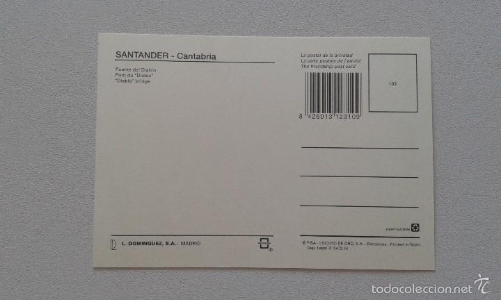Postales: Cantabria -- Santander -- Puente del diablo -- - Foto 2
