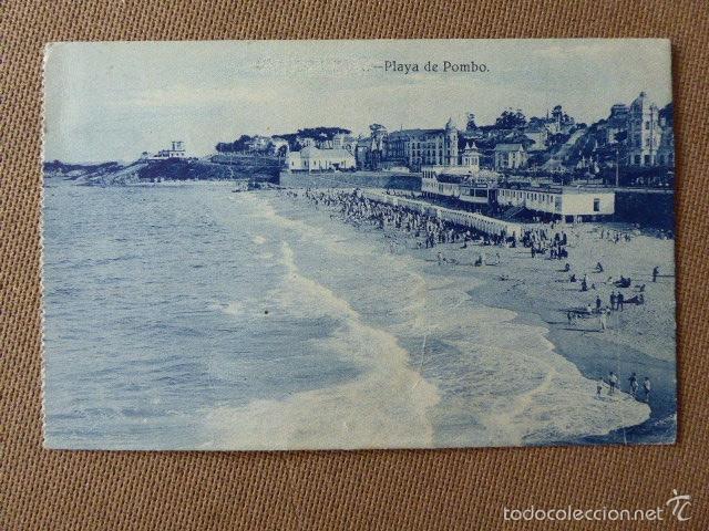 Postales: SANTANDER.  PLAYA DE POMBO. - Foto 1