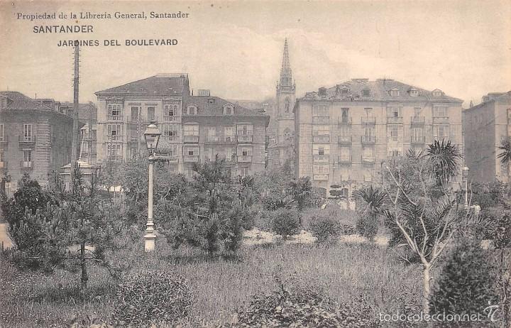 Postales: SANTANDER.- JARDINES DEL BOULEVARD - Foto 1