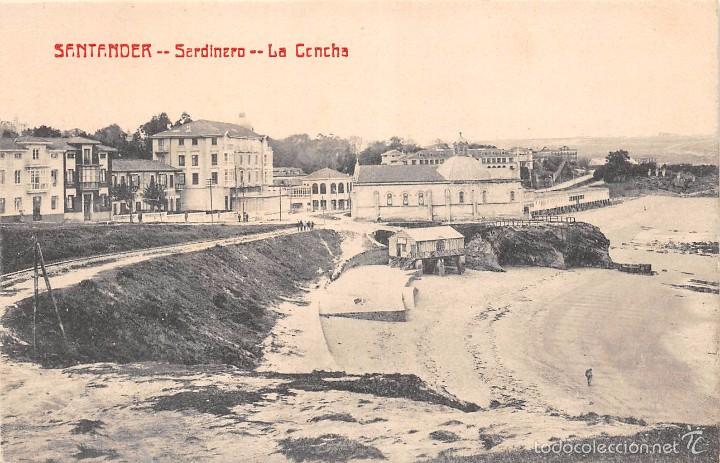 Postales: SANTANDER.- SARDINERO.-LA CONCHA - Foto 1