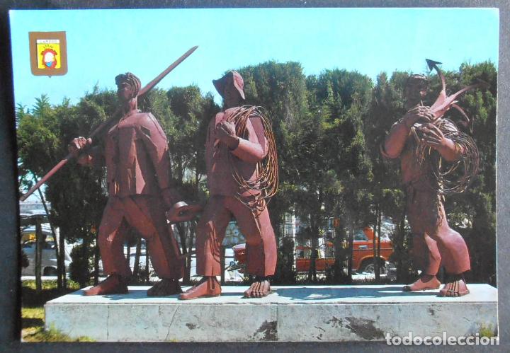 Cartes Postales: (45944)POSTAL ESCRITA,&ldquo;MONUMENTO AL PESCADOR&rdquo;,LAREDO,CANTABRIA,CANTABRIA