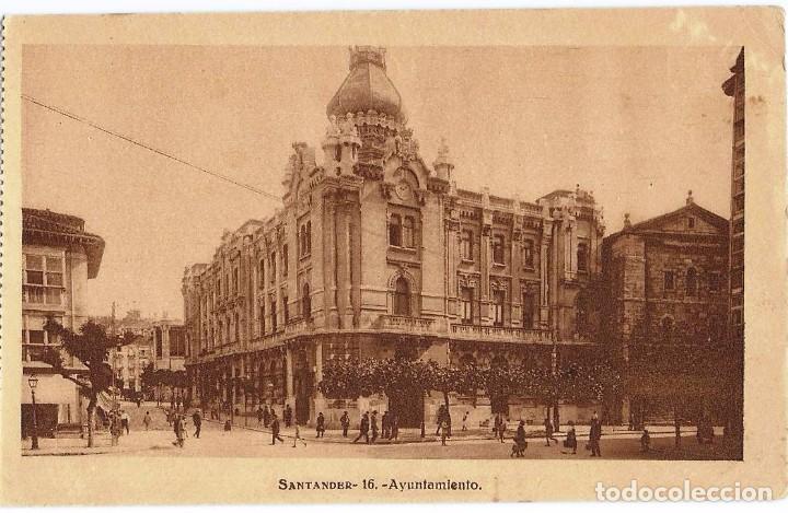 Postales: Santander.- Ayuntamiento - Foto 1