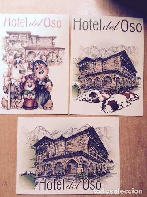 Cartoline: 3 POSTALES HOTEL DEL OSO COSCAYA (CANTABRIA)