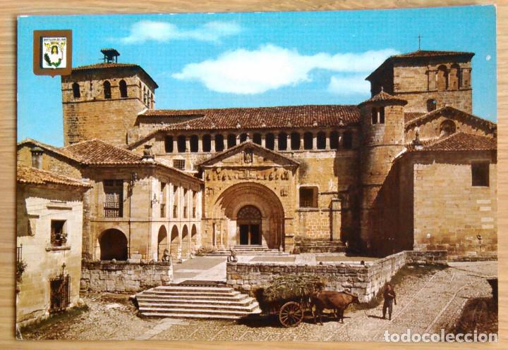 Postales: SANTILLANA DEL MAR - REAL COLEGIATA - Foto 1