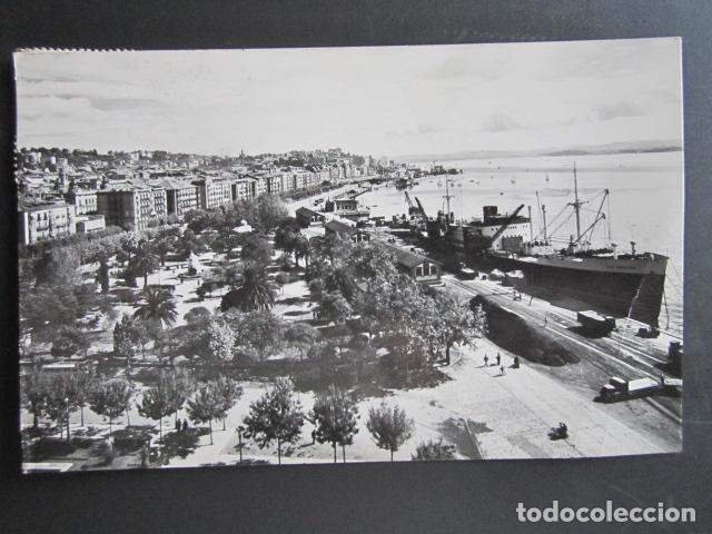 Postales: POSTAL SANTANDER. PARQUE Y PASEO DE PEREDA. CIRCULADA. - Foto 1