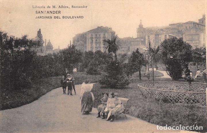 Postales: SANTANDER.- JARDINES DEL BOULEVARD - Foto 1