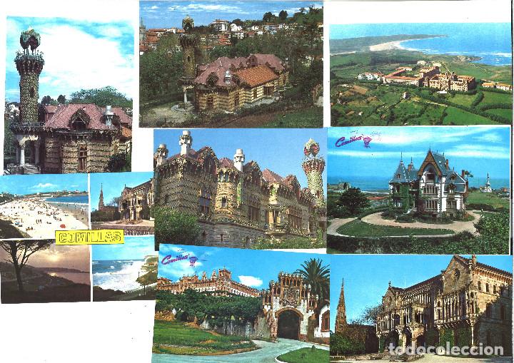 Postales: 8 postales de Comillas (Cantabria). Sin circular - Foto 1