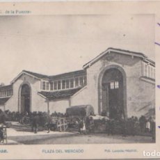 Postales: REINOSA (CANTABRIA) - PLAZA DEL MERCADO - FOT. LACOSTE - MADRID. Lote 77942601