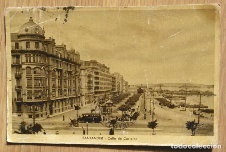 Postales: SANTANDER - CALLE DE CASTELAR - Foto 1