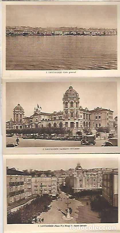 Postales: SANTANDER.- PLAYA ARISTOCR&Aacute;TICA ESPA&Ntilde;OLA- COMPLETO - Foto 2