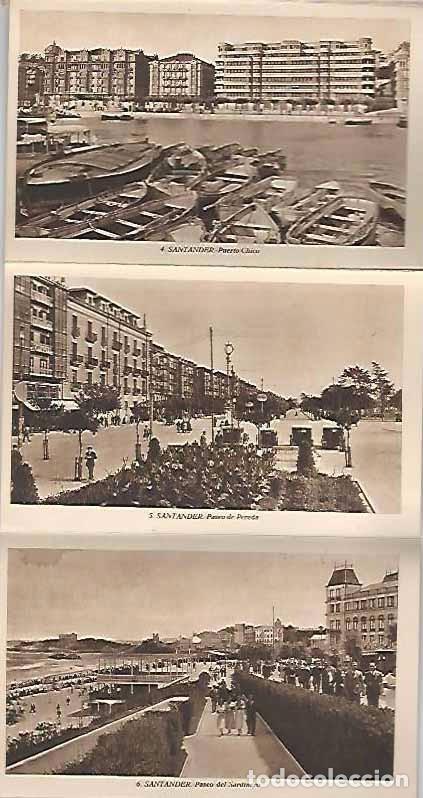 Postales: SANTANDER.- PLAYA ARISTOCR&Aacute;TICA ESPA&Ntilde;OLA- COMPLETO - Foto 3