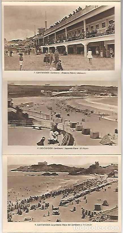 Postales: SANTANDER.- PLAYA ARISTOCR&Aacute;TICA ESPA&Ntilde;OLA- COMPLETO - Foto 4