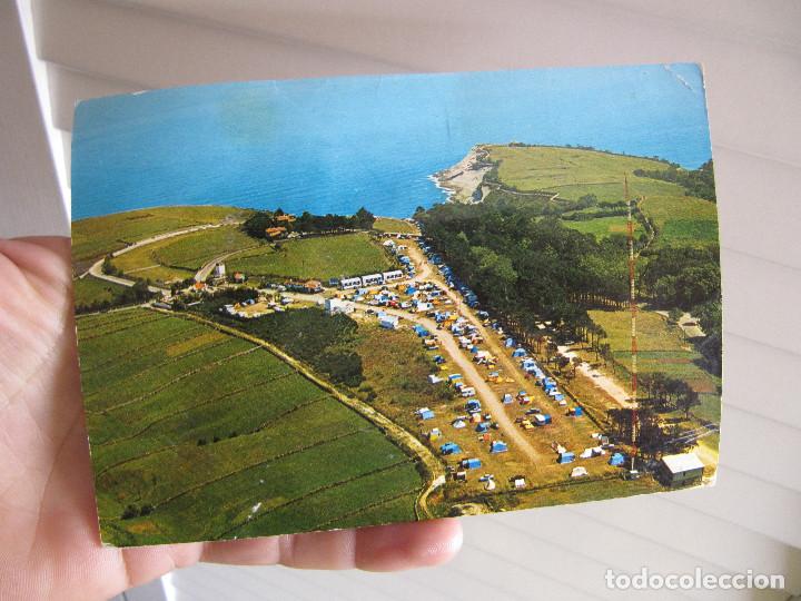Postales: N&ordm; 343 SANTANDER (VISTA AEREA). CAMPING DE BELLAVISTA