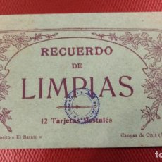 Postales: RERCUERDO DE LIMPIAS, 12 TARJETAS POSTALES. EL BARAT, CANGAS DE ONIS ASTURIAS. . Lote 81291936
