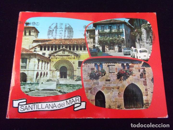 Postales: SANTANDER-V6-SANTILLANA DEL MAR-CIRCULADA - Foto 1