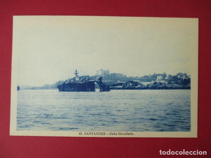 Postales: POSTAL SANTANDER, PE&Ntilde;A HORADADA - P2995 - Foto 1