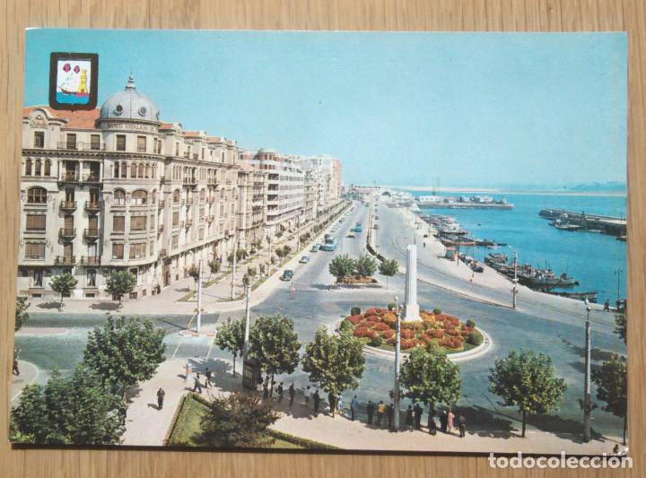 Postales: SANTANDER - AVENIDA DE CASTELAR - Foto 1