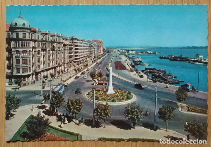 Postales: SANTANDER - CALLE DE CASTELAR - Foto 1