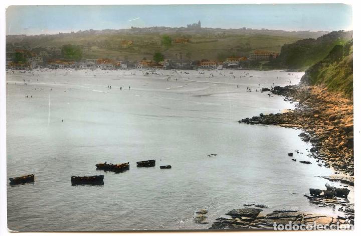 Postales: Suances. 5. Refugio de la Concha. Ediciones Sicilia. Coloreada. Circulada - Foto 1