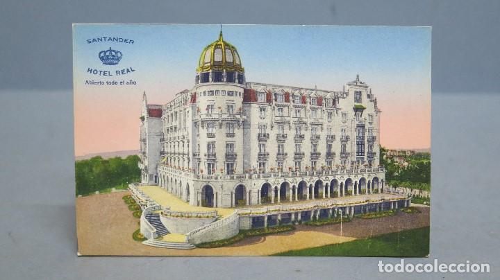 Postales: POSTAL HOTEL REAL. SANTANDER. SIN CIRCULAR - Foto 1
