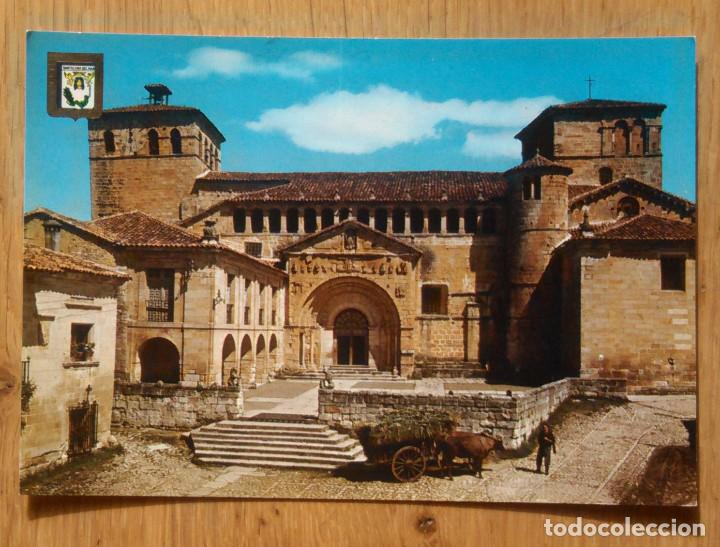 Postales: SANTILLANA DEL MAR - COLEGIATA - Foto 1
