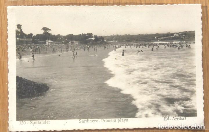 Postales: SANTANDER - PRIMERA PLAYA - Foto 1