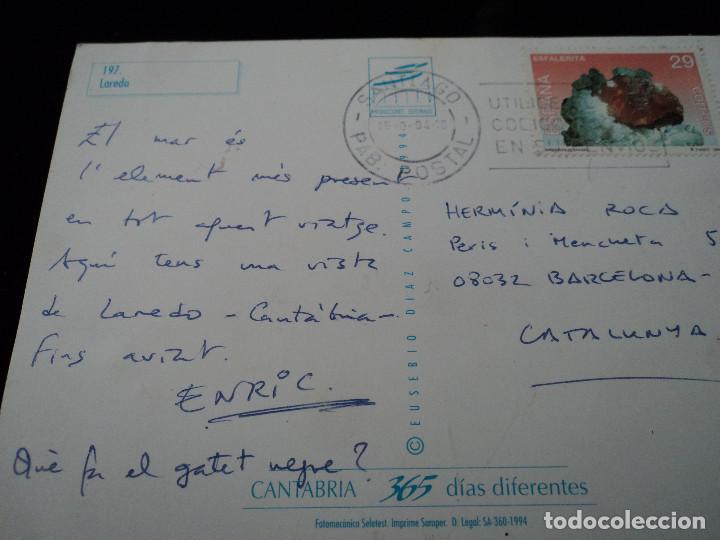Postales: LAREDO EDC EUSEBIO DIAZ CIRCULADA 1994 - Foto 2