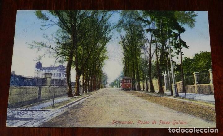 Postales: SANTANDER, PASEO DE PEREZ GALDOS, E LAUREL, 29, SIN CIRCULAR - Foto 1