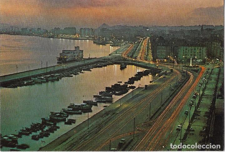 Postales: :::: A307 - POSTAL - SANTANDER - VISTA NOCTURNA - Foto 1