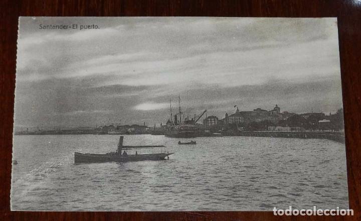 Postales: POSTAL DE SANTANDER, EL PUERTO, ED. VILCHES, NO CIRCULADA. - Foto 1
