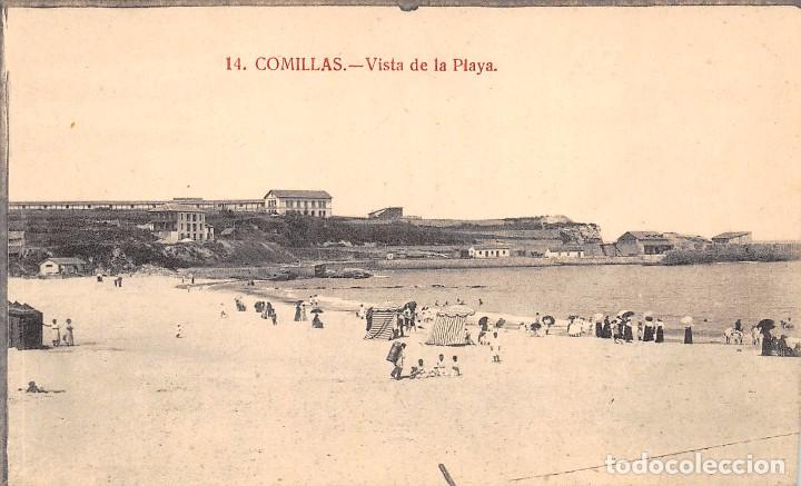 Postales: COMILLAS.- VISTA DE LA PLAYA - Foto 1