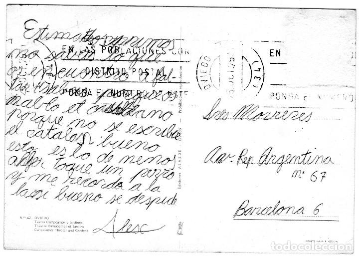Postales: OVIEDO A&ntilde;O 1970 - Foto 2