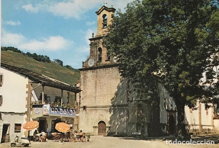 Postkarten: Vega de Pas - Cantabria - Iglesia - A&ntilde;os 60