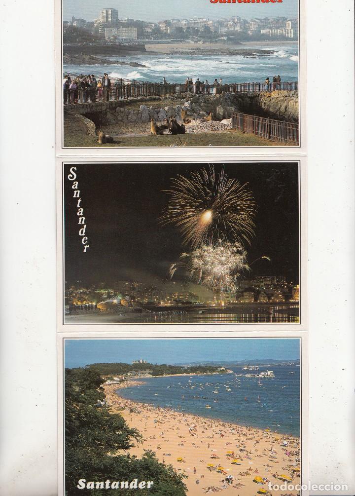 Postales: BLOCK DE 10 POSTALES DE SANTANDER - Foto 3