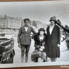 Postales: CARTE POSTALE SANTANDER, FOTO PERSONAS EN PUERTO CHICO, AÑOS 20