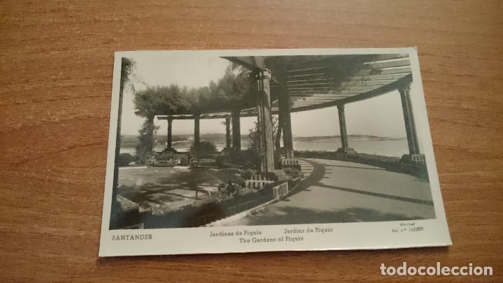 Postales: POSTAL SANTADER JARDINES DE PIQUIO SIN CIRCULAR - Foto 1