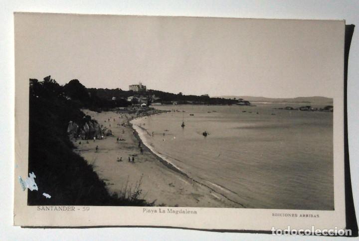Postales: SANTANDER - PLAYA DE LA MAGDALENA - Foto 1