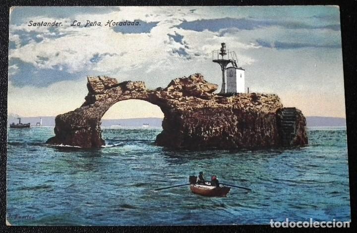 Postales: POSTAL DE SANTANDER - LA PE&Ntilde;A HORADADA - Foto 1