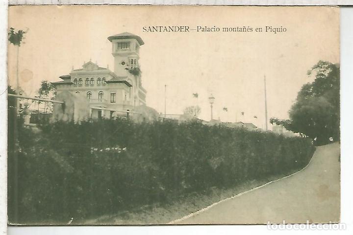 Postales: SANTANDER PALACIO PIQUIO SIN ESCRIBIR - Foto 1